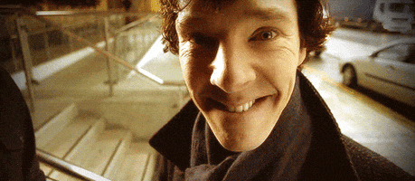 Benedict Cumberbatch Sherlock animated GIF