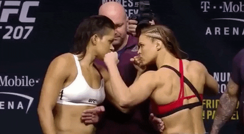 480px x 264px - ufc, ronda rousey, face off, faceoff, ufc 207, ufc207, staredown, stare  down, amanda nunes, nunes vs rousey Gif For Fun â€“ Businesses in USA