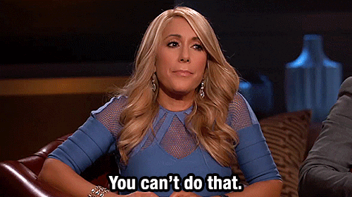 no, abc, shark tank, lori greiner, you can't do that, you cant do that Gif  For Fun â€“ Businesses in USA