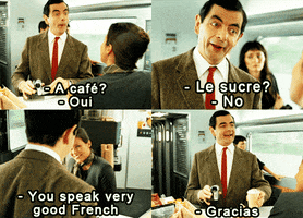 Airport French animated GIF