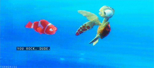 finding nemo squirt is so cute o m g animated GIF