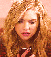 Blonde Cellphone animated GIF