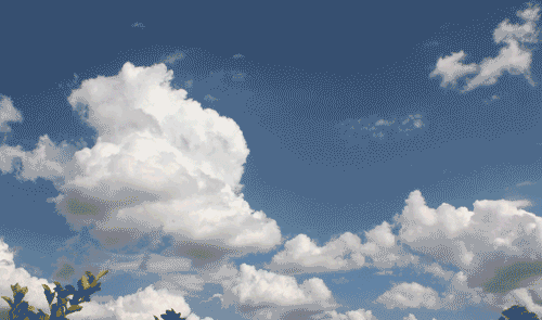 clouds timelapse animated GIF