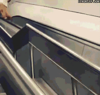 Escalators should be for walking upstairs faster and not standing and advancing. #standingonanescalatorinatlantawithothers