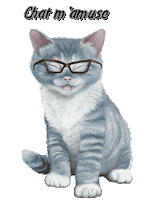 Cat Glasses animated GIF