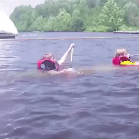 Kayak Canoe Sinking This Is Fine Everything Is Fine Gif