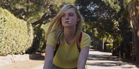 Elle Fanning Pussy - bike, cigarette, bicycle, elle fanning, 20th century women Gif For Fun â€“  Businesses in USA