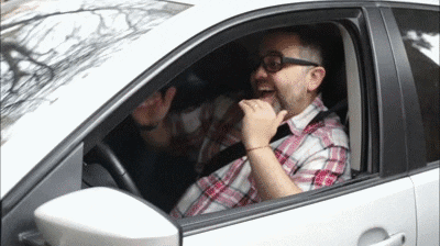 hombre al volante