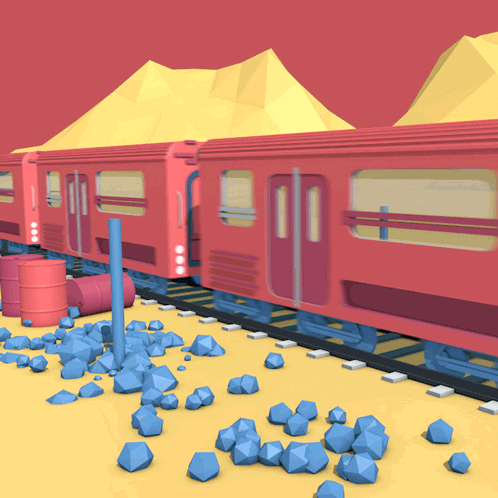New trending GIF tagged gif loop 3d train… | Trending Gifs