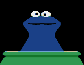 Funny Gifs : cookie monster GIF 