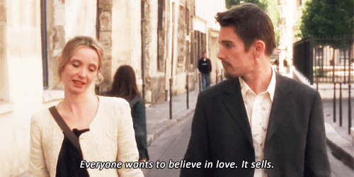 before sunset romance gif - find & share on giphy