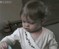 Baby Blowing animated GIF