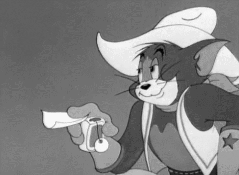 reactions on X: tom cat from tom and jerry opening coat smoking