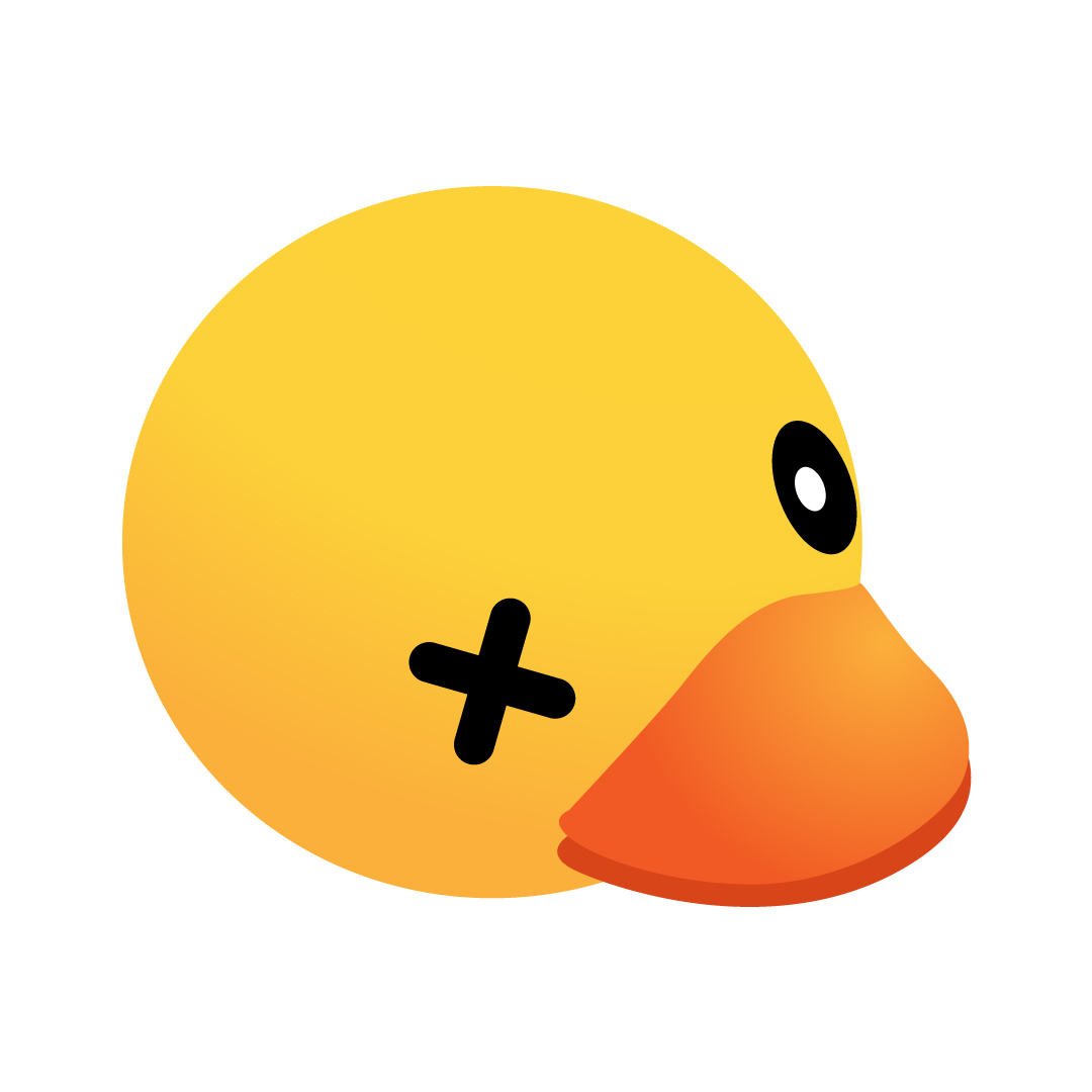 Love You Duck Sticker