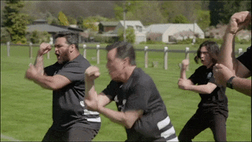 Stephen Colbert Haka GIF by The Late Show With Stephen Colbert