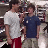 Interview Look Down GIF