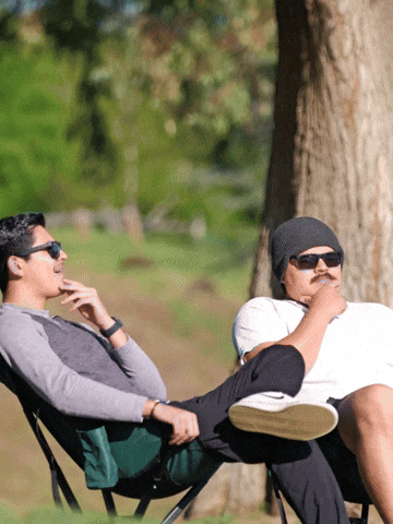 Take A Seat Outdoors GIF