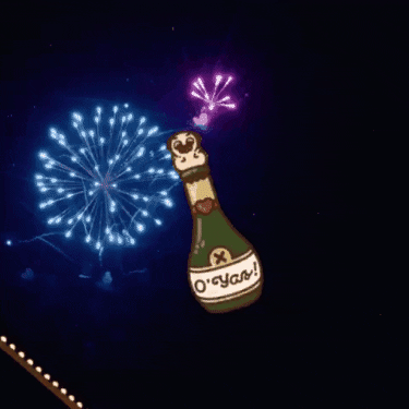 bear new year gif