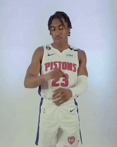 Game Time Basketball GIF by Detroit Pistons
