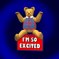 super excited animated gif