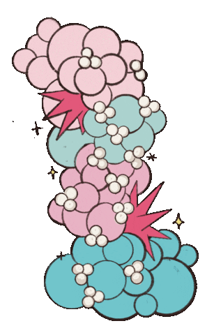 Twee Partees Sticker