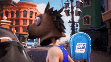 Rumbleverse snap horse mask rumbleverse GIF