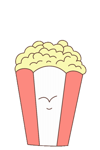 Cinema Popcorn Sticker