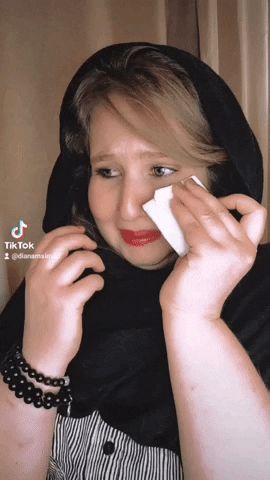 Cry GIF by DIANA SIMAN