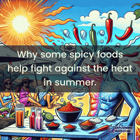 Sweating Spicy Food GIF by ExplainingWhy.com