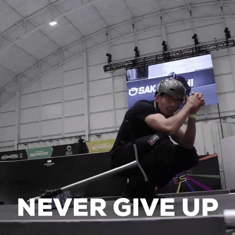 Never Give Up Motivation GIF