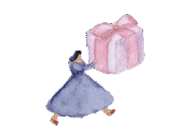 Girl Gift Sticker by kamime