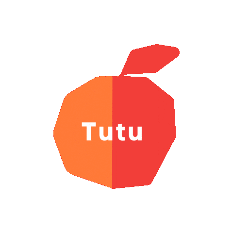Orange Apple Sticker by Tutu Flavors
