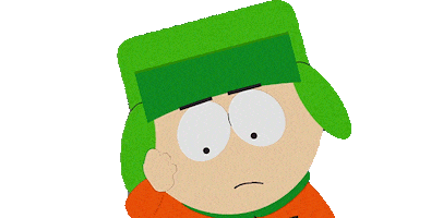 Kyle Broflovski Waiting Sticker by South Park