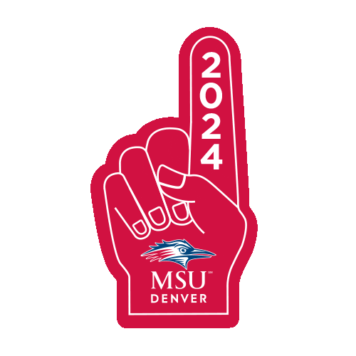 Metro State Graduation Sticker by MSU Denver