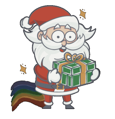 Santa Claus Christmas Sticker