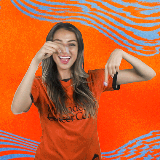 Pointing Down Look Here GIF by Houston Dash