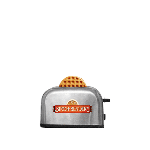 Rocket Waffle Sticker by Birch Benders