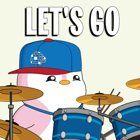Playing Lets Go GIF by Pudgy Penguins
