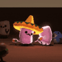 Marshmallow Troublemaker GIF