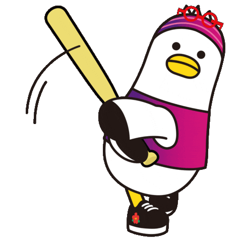 Baseball Hit Sticker by boogi_in_busan