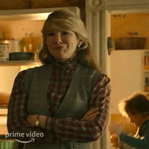 Happy Lily Rabe GIF by Amazon Prime Video