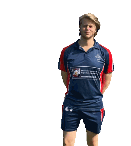 Floris Van Hoogdalem Sticker by Voorburg Cricket Club