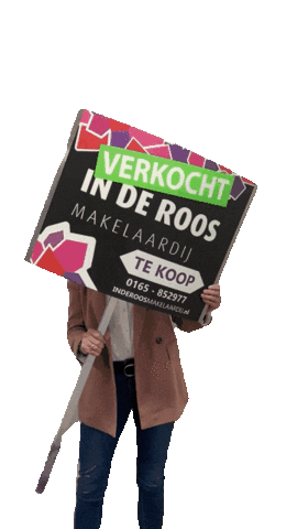 Verkocht Huis Sticker by In De Roos Makelaardij