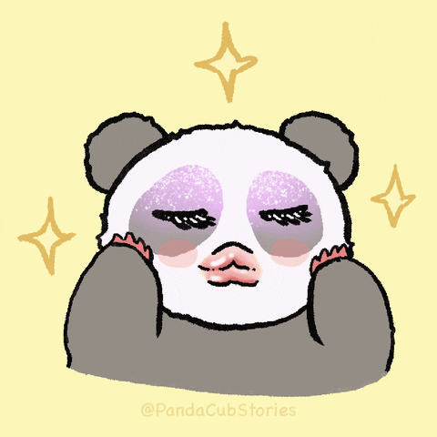 Panda Glam GIF