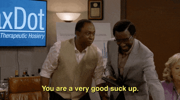 Comedy Suck Up GIF by CBS