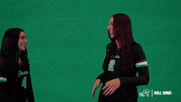 Volleyball Tulane GIF by GreenWave