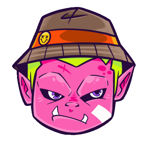 Angry Character Sticker by M I A O