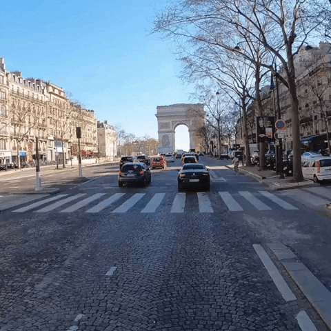 Driving Arc De Triomphe GIF by RATP