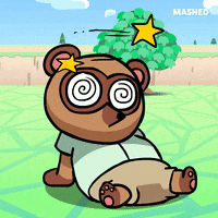 Fall Down Animal Crossing GIF by Mashed