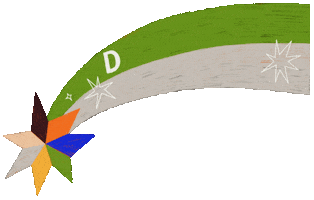 Shooting Star Love Sticker